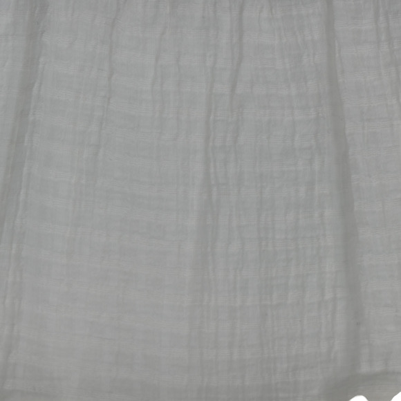 NEW Macy's City Studio Mini Dress Women Medium Ivory Gauzy Lined Tie Cut Out - Picture 6 of 10